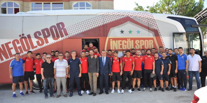 İnegölspor Tuzla deplasmanına dualarla uğurlandı