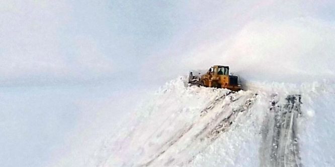 565 köy ve mezra yolu ulaşıma kapandı