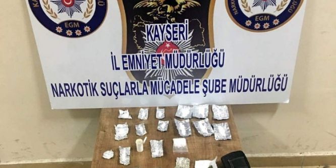 Kayseri’de uyuşturucu operasyonu
