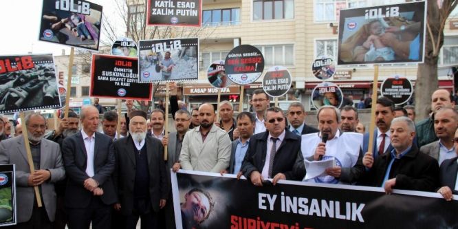 Suriye’de hayatını kaybedenler için gıyabi cenaze namazı kılındı