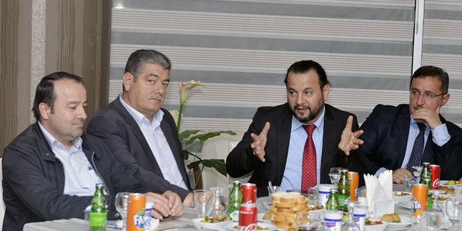 Rektör Mehmet Akgül işadamlarıyla buluştu