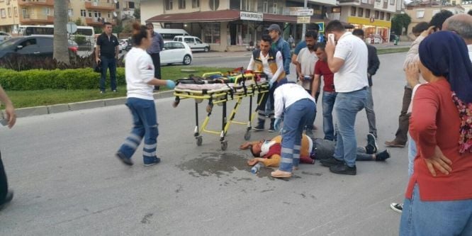 Antalya’da trafik kazası: 1 yaralı
