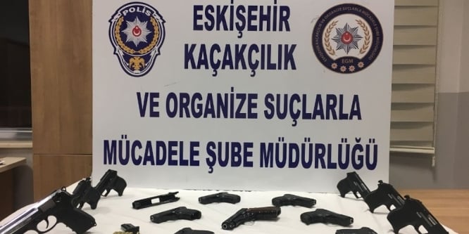 Eskişehir’de silah kaçakçılığı