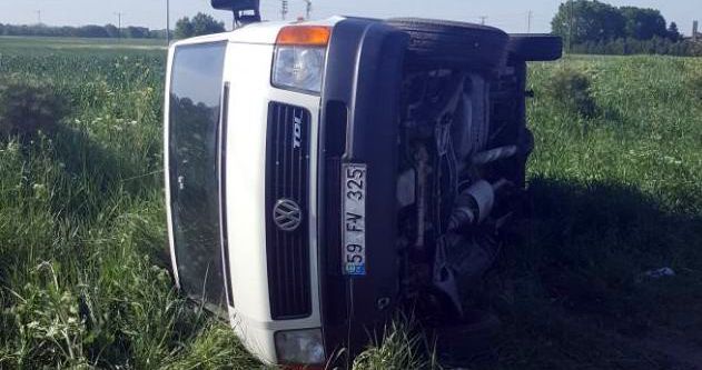 Tekirdağ’da trafik kazası: 1 yaralı