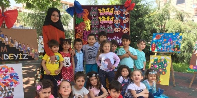 Minik öğrenciler hünerlerini sergilediler