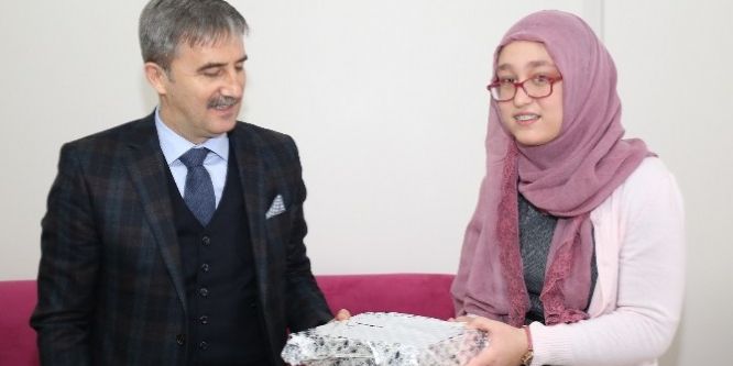TEOG şampiyonuna Başkan Şirin’den kutlama
