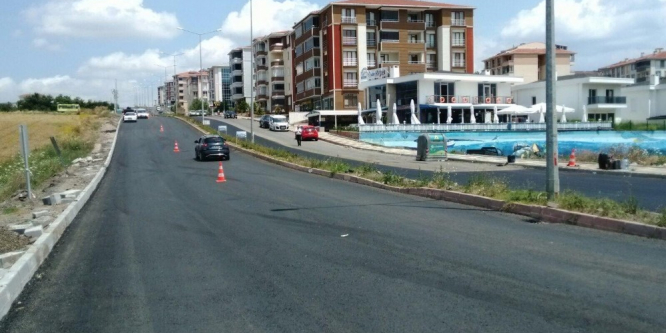 Süleymanpaşa çandarlızade bulvarına sıcak asfalt çalışması