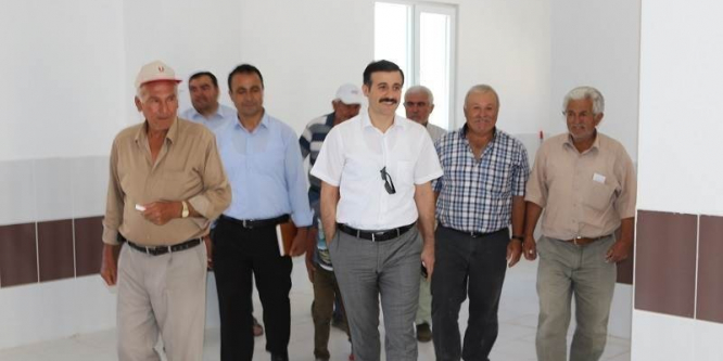 Kaymakam Gözen köylerde çalışmaları inceledi