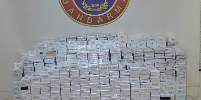 49 bin paket kaçak sigara ele geçirildi