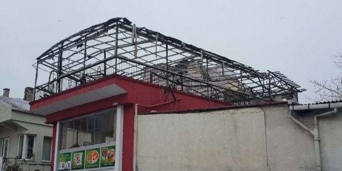 Sinop’ta kafe yangını