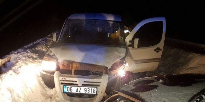 Eleşkirt’te trafik kazası!