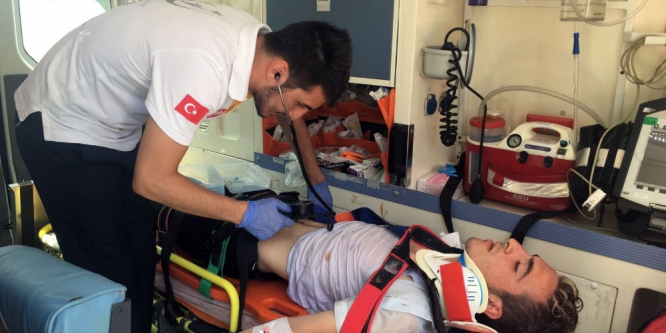 Aşırı sıcaktan bayıldı