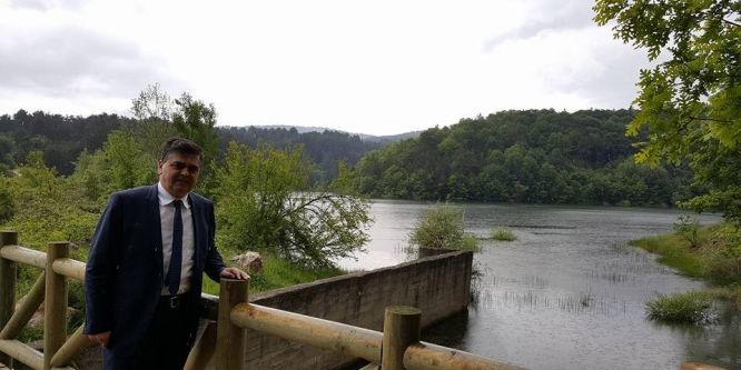 Başkan Yalçın Küçükelmalı Tabiat Parkı’nda