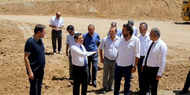 Rektör Kızılay, Peyzaj Mimarlığı bölümünün yeni binasını inceledi