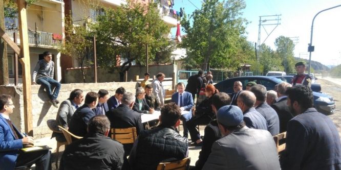 Yeşilova Köyünde halk toplantısı düzenlendi