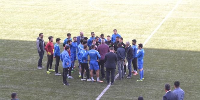 Dersimspor-Çatalcaspor maçı tatil edildi