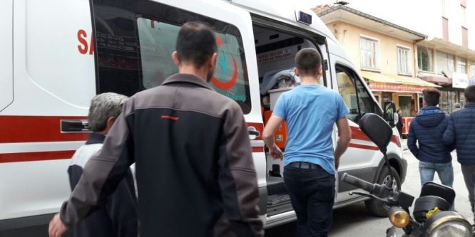 Akülü bisikletten düşen çocuk yaralandı