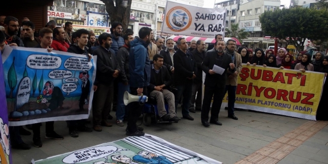 Antalya’da 28 Şubat eylemi