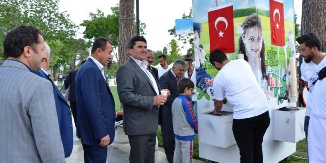 Biga’da süt günü etkinliği