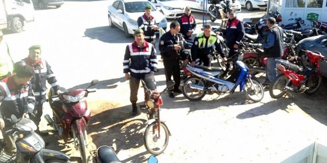 Erdemli’de motosikletlere denetim uygulandı
