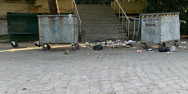 Caddebostan Sahili’nde insanlıktan utandıran manzara