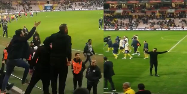 Çağdaş Atan Fenerbahçeli futbolculara siper oldu