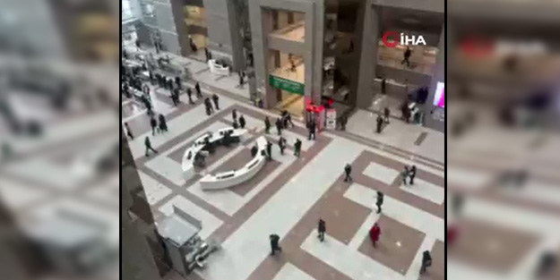 Çağlayan Adliyesi'nde hareketli dakikalar!