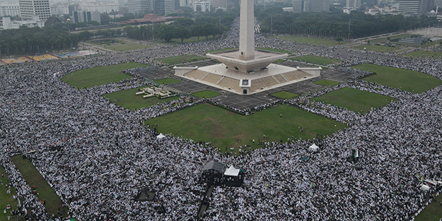 Cakarta'da dev Filistin gösterisi