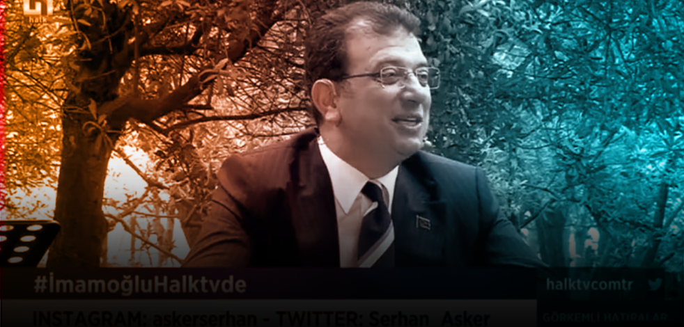 Çaktırmadan kıvırdı! Halk TV’de İmamoğlu’na bomba gönderme