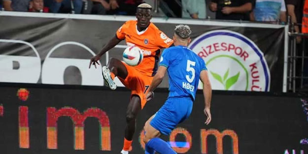 Çakur Rizespor ile RAMS Başakşehir berabere kaldı