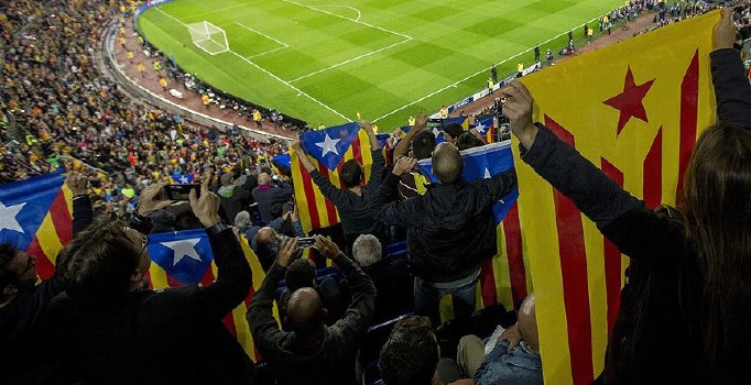 Calderon'a Katalonya bayrağı alınmayacak