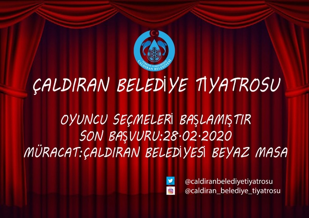 Çaldıran Belediyesinden tiyatro kursu 