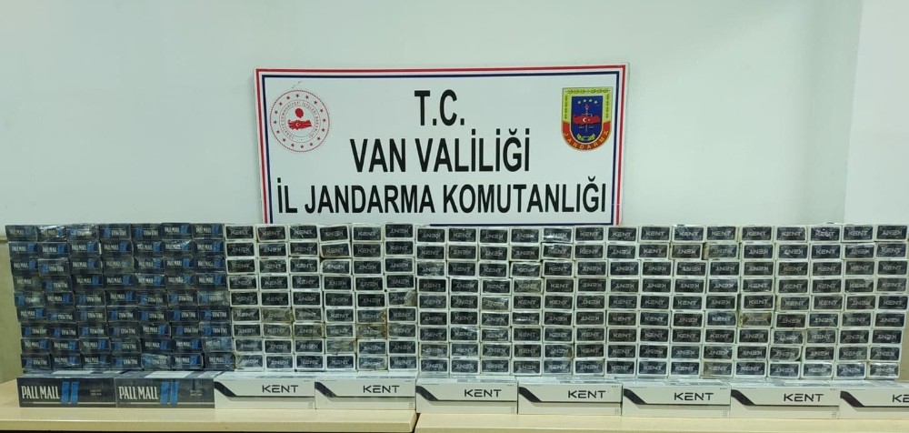 Çaldıran’da 6 bin 200 paket kaçak sigara ele geçirildi 