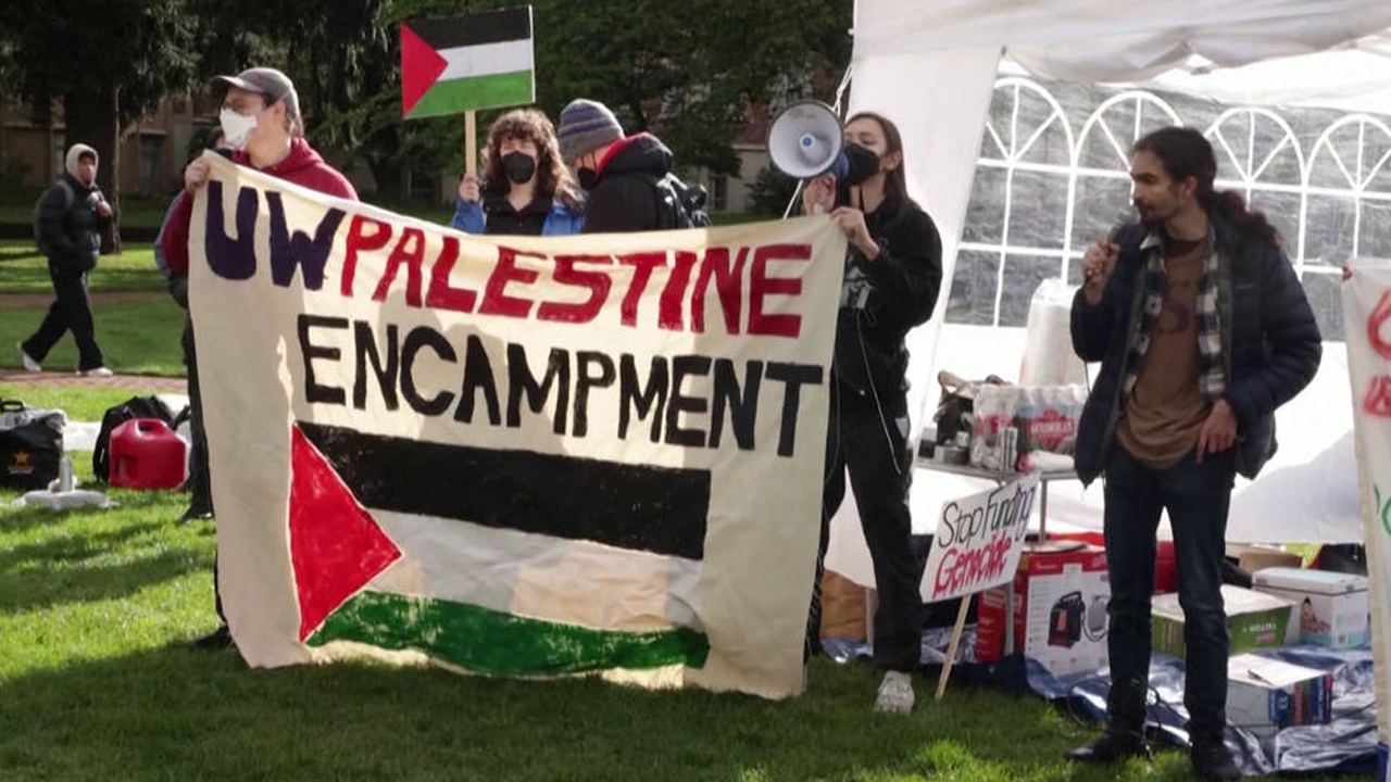 California State Üniversitesi'nde öğrencilerden Gazze için açlık grevi