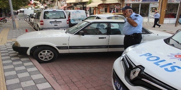 Çalınan otomobil terk edilmiş halde bulundu