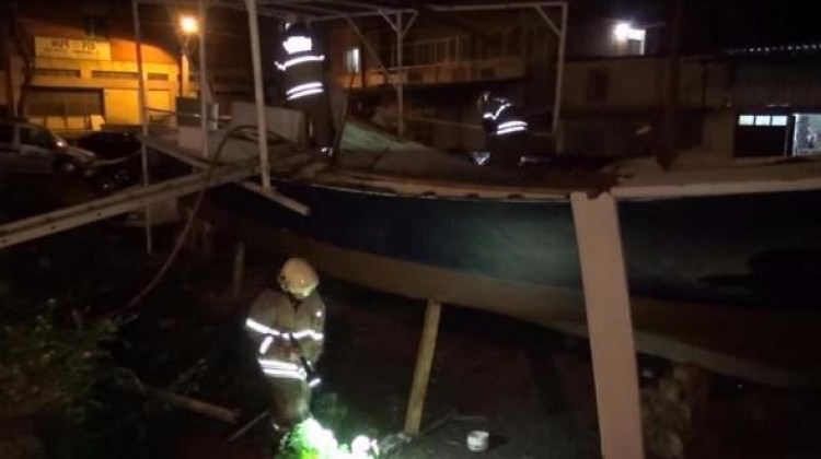 Çalıntı teknede patlama!