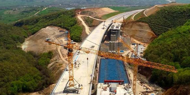 Çalışmalar havadan görüntülendi! Kuzey Marmara Otoyolu'nun yüzde 71’i tamamlandı