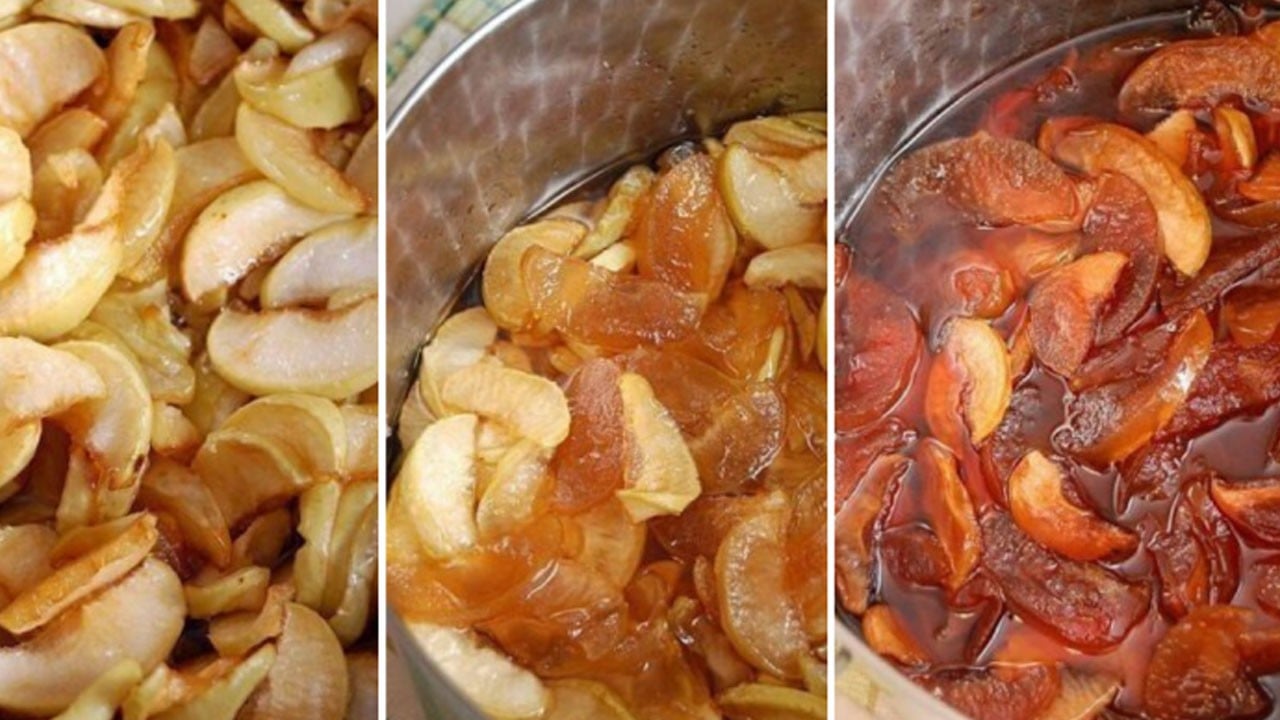 Cam gibi enfes elma reçeli tarifi: 3 malzeme varsa tamam, yetiyor!