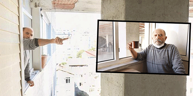Cama sıfır apartman görenleri şaşkına çevirdi