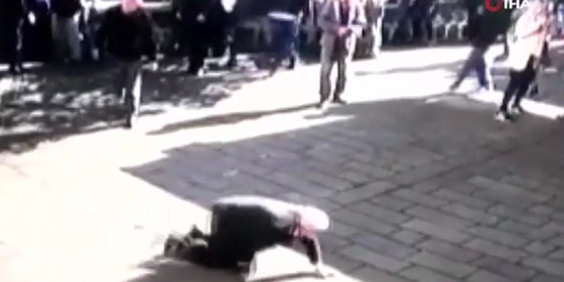 Cami avlusunda korkunç infaz!
