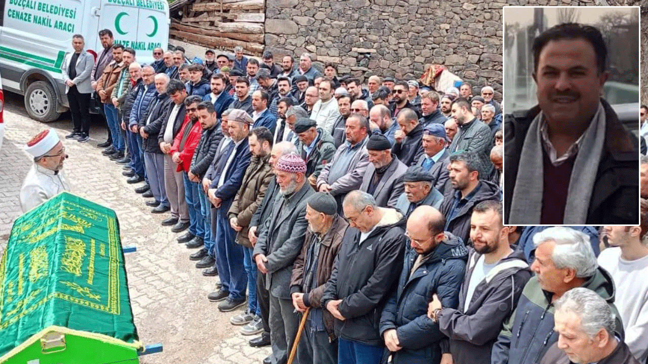  Cami bacasını temizlerken düşüp ölen imam gözyaşlarıyla uğurlandı