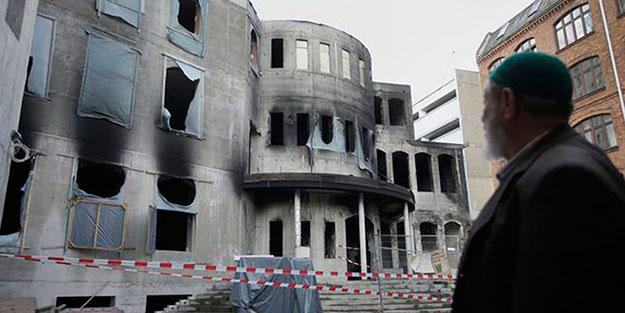 Cami kundaklama çağrılarına suç duyurusu