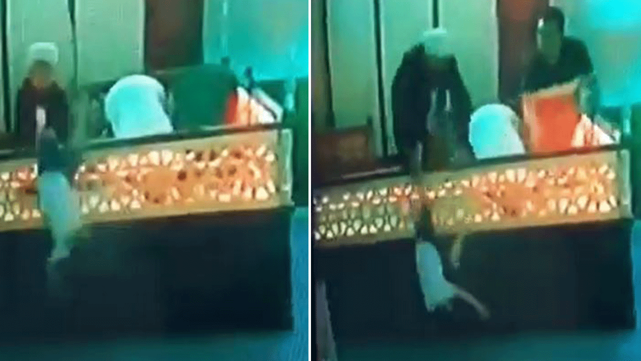 Camide düşen çocuğu havada yakalayan imam gönülleri fethetti