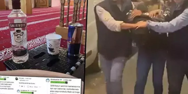Camide içki skandalı! O ahlaksızın ifadesi ortaya çıktı