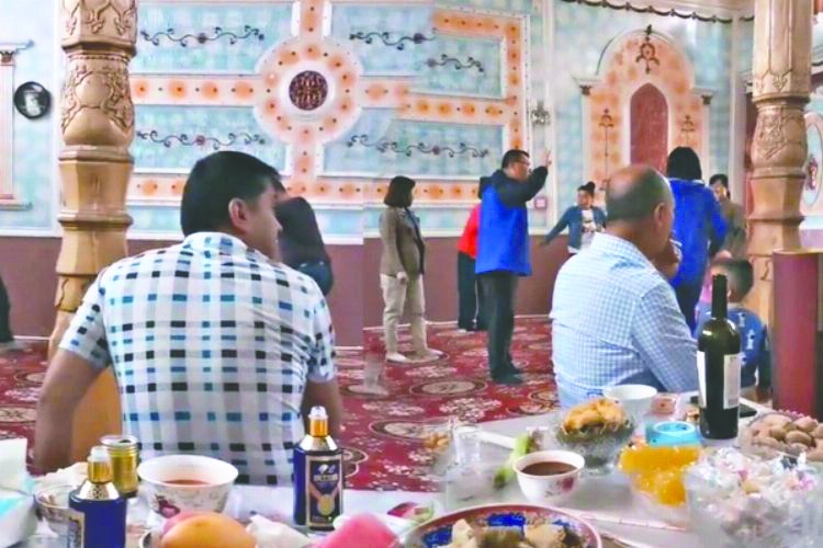 Camide içkili eğlence rezaleti