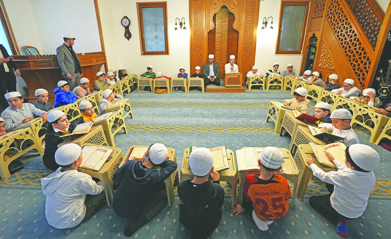 Camiler çocuklarla güzel