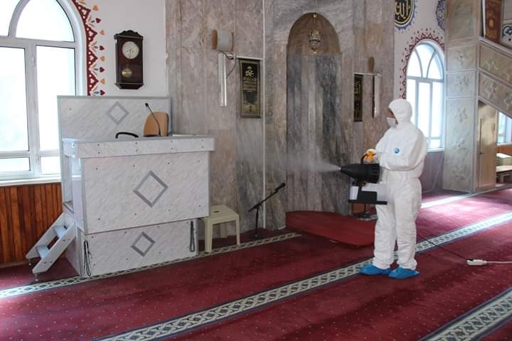 Camiler ve okul servislerinde korona önlemi 
