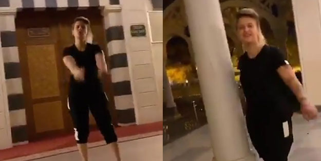 Camilerde uygunsuz görüntüler çekiyordu! Yakayı ele verdi