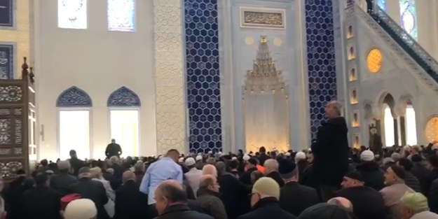Çamlıca Camii'nde ilk ezandan görüntüler