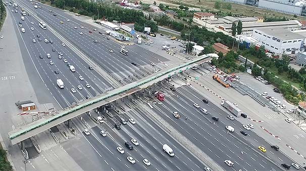 Dikkat! Çamlıca gişelerde 4 şerit kapatıldı